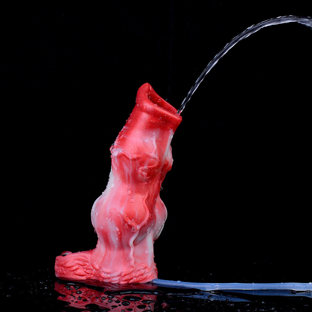 Gaine Pénienne Éjaculatrice Double Knot En Silicone