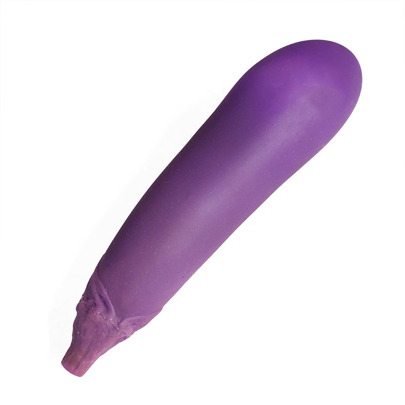 Plug Anal Gonflable XL Violet en Silicone Forme Aubergine