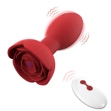 Télécommandé APP Rose Plug Anal Vibrant