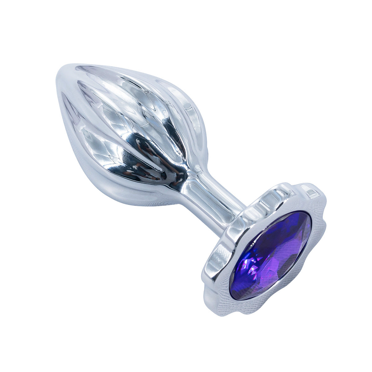 Violet Fleur Prunier Plug Anal Diamant