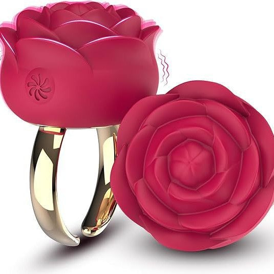 Mini Vibromasseur Clitoris Rose à Porter au Doigt