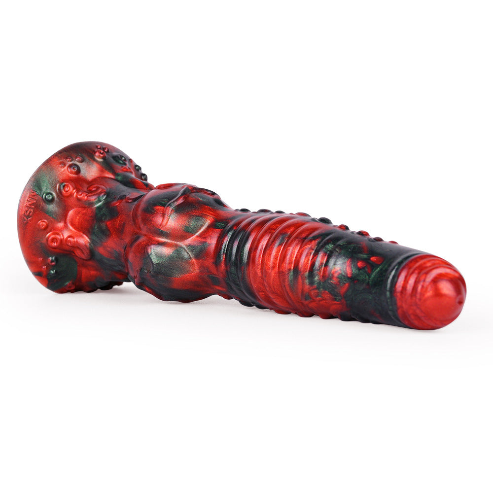 24,5 Cm Gode Tentacule Fantasy À Ventouse Avec Knot
