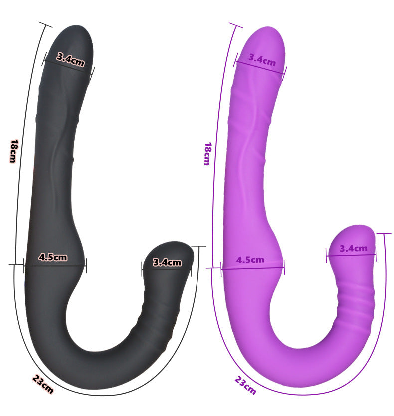 33 Cm Double Gode Ceinture Sans Harnais À Crochet
