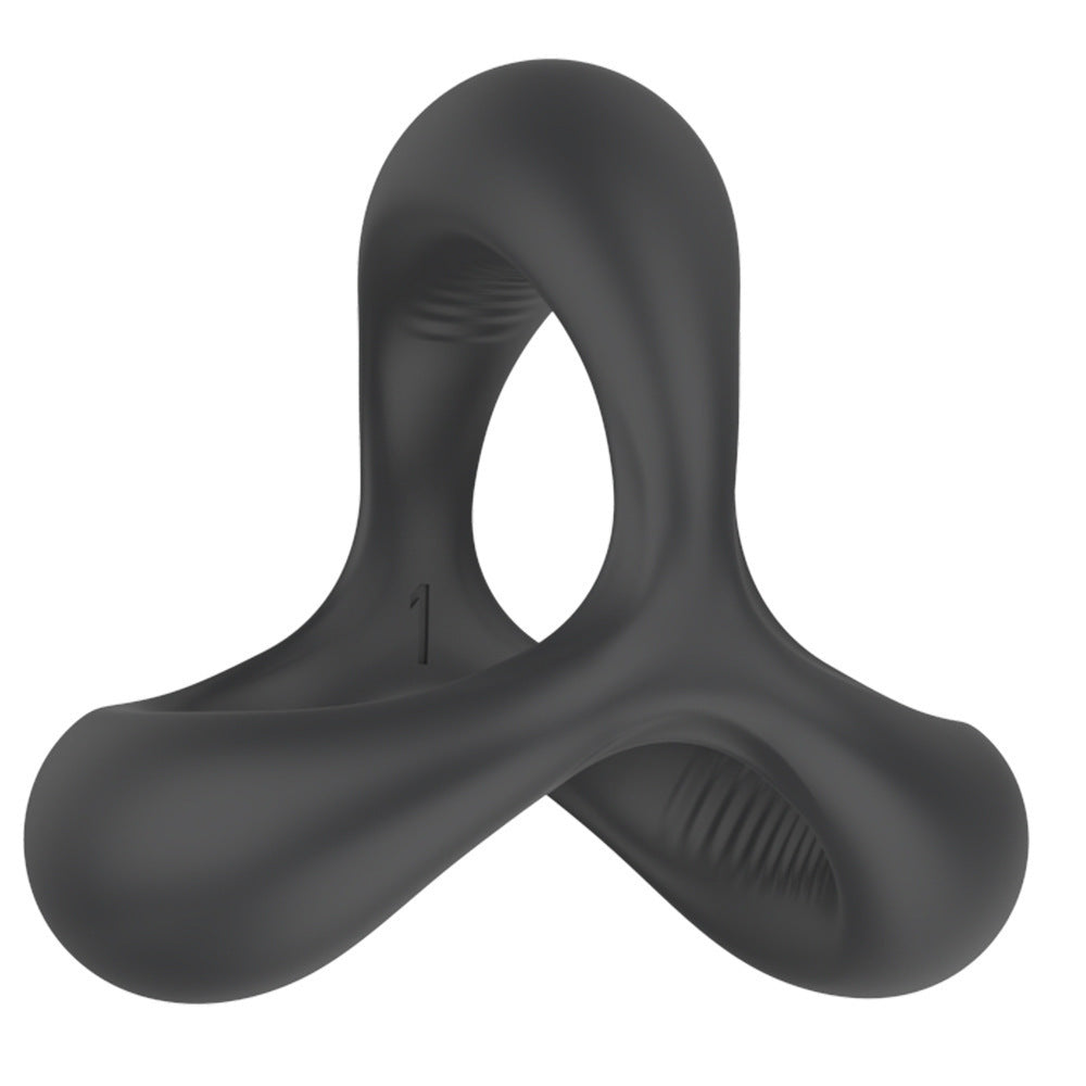 Anneau Pénien Rehausseur En Silicone Avec Effet Retardant