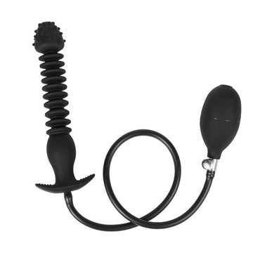 Pliable Noir Gros Format Plug Anal Gonflable