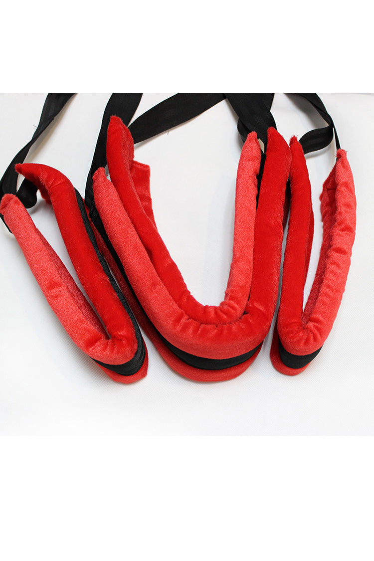 Kit de Bondage BDSM avec Sangles de Contrainte et Balançoire Sexuelle Ouverte