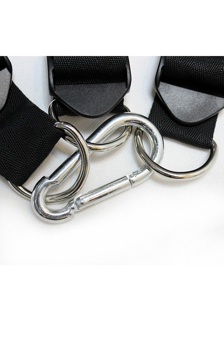 Kit de Bondage BDSM avec Sangles de Contrainte et Balançoire Sexuelle Ouverte