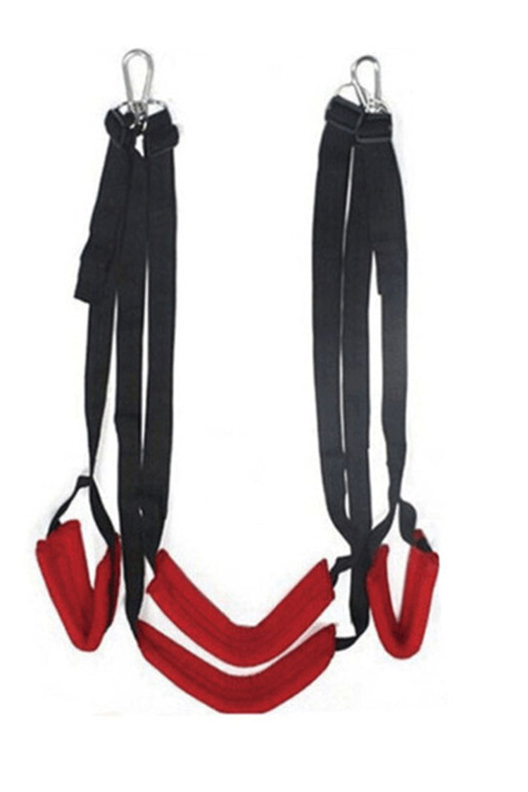 Kit de Bondage BDSM avec Sangles de Contrainte et Balançoire Sexuelle Ouverte