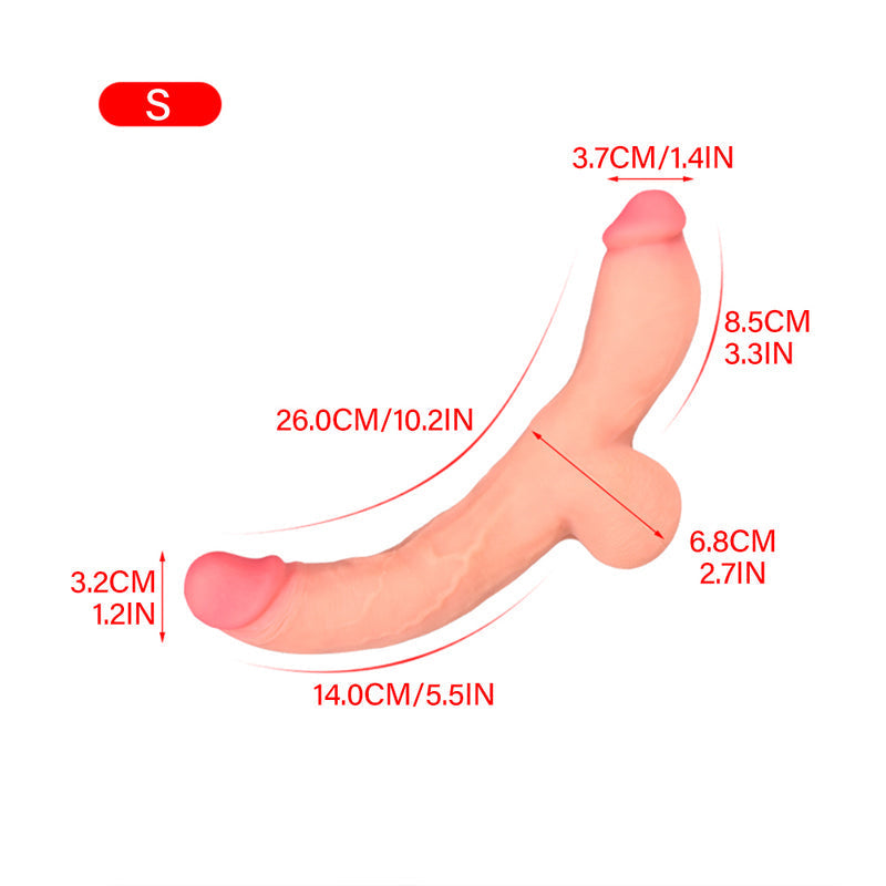 40 Cm Double Gode Réaliste Épais