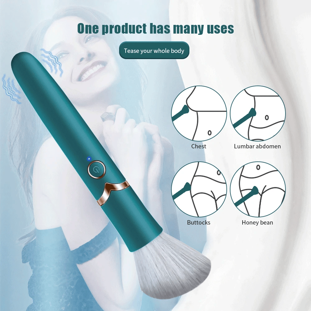 Sextoys Discrets Mini Vibromasseur En Forme De Pinceau De Maquillage