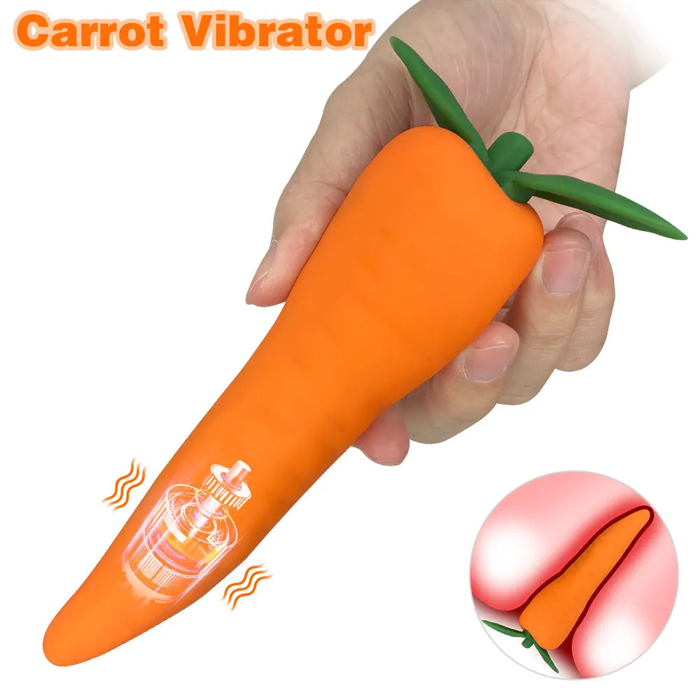 Vibromasseur Point G Discret Mini Carotte Sextoys
