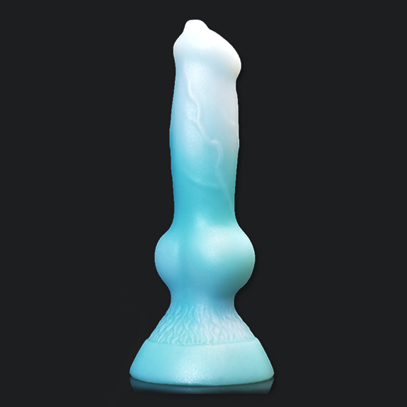 18,5 Cm Dégradé Veiné Fantasy Gode Chien