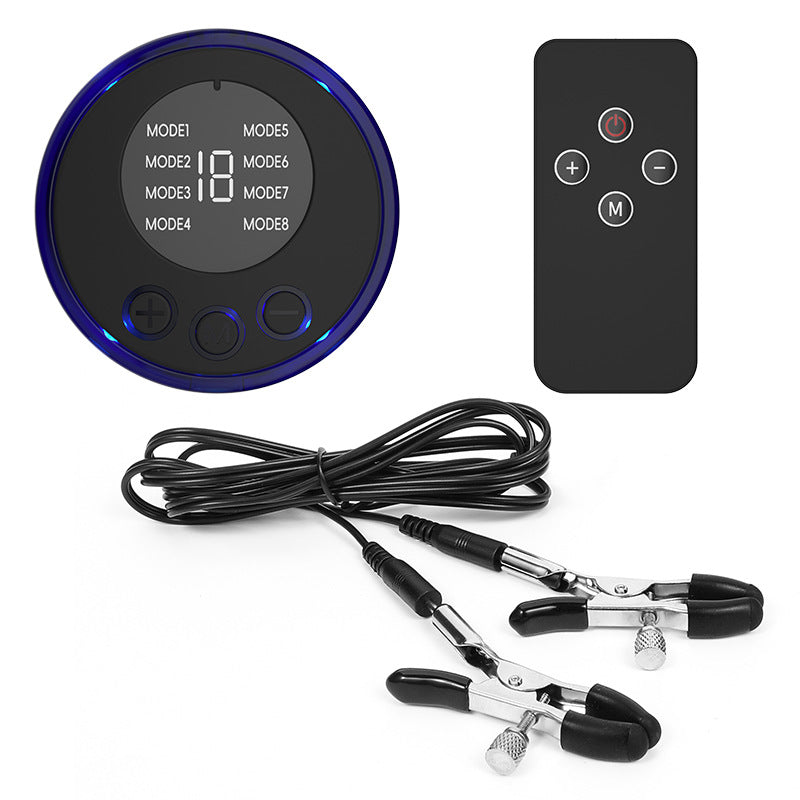 Pinces À Tétons Vibrantes BDSM Électrostimulation Pour Homme