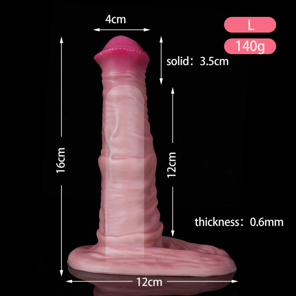 Gaine à Pénis Retardante En Silicone Avec Relief Fantasy