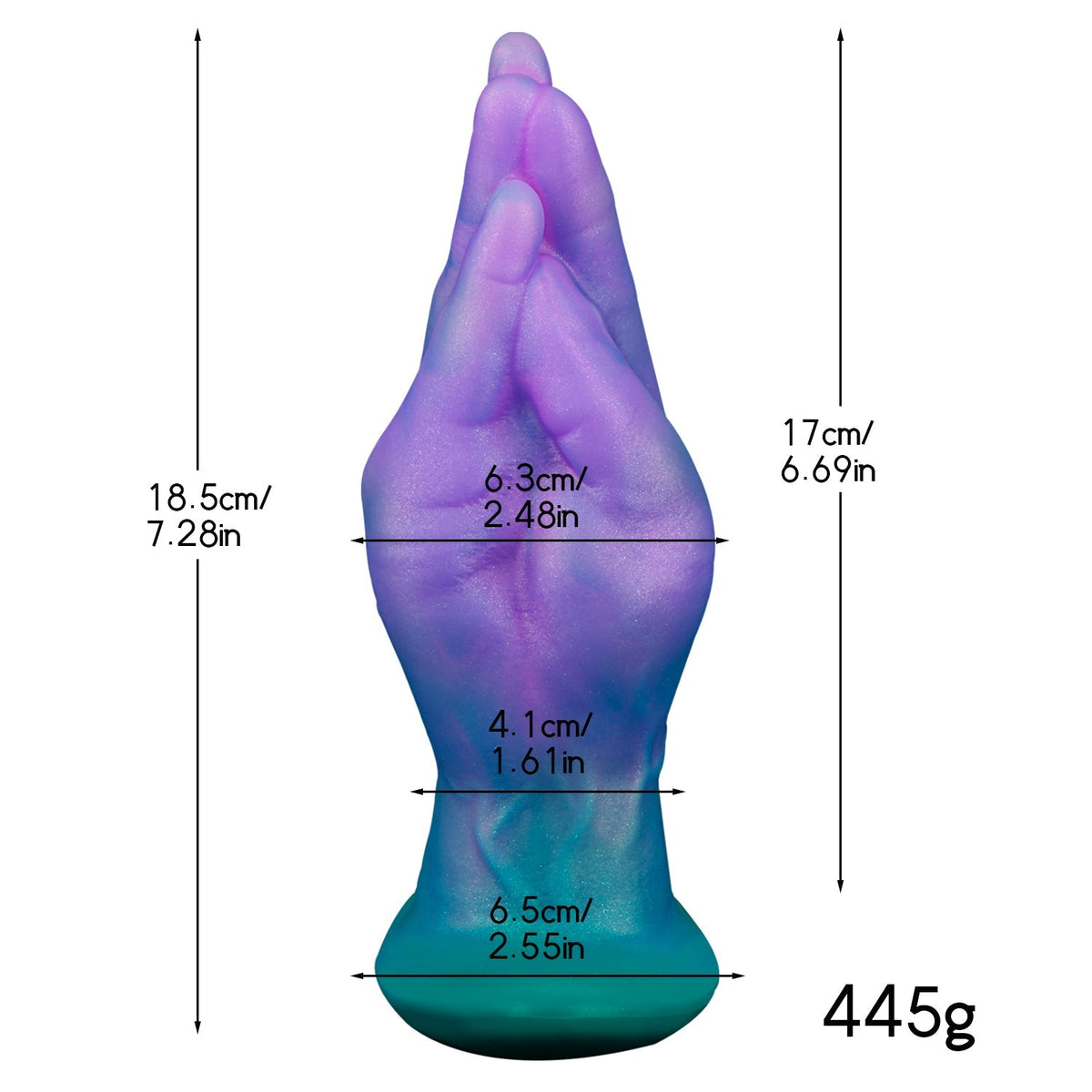 Gros Plug Anal Fisting Vibrant avec Télécommande