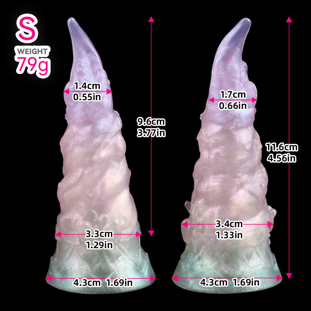 Fantaisie Glace Coloré Silicone Gode Licorne