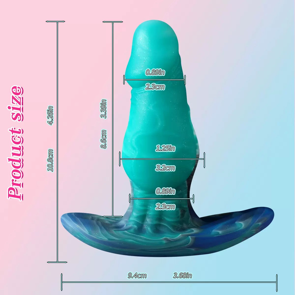 Kit Plug Anal Fantasy Knot Dégradé En Silicone