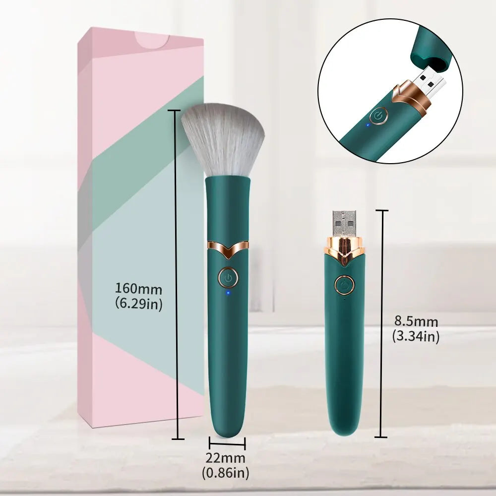Sextoys Discrets Mini Vibromasseur En Forme De Pinceau De Maquillage