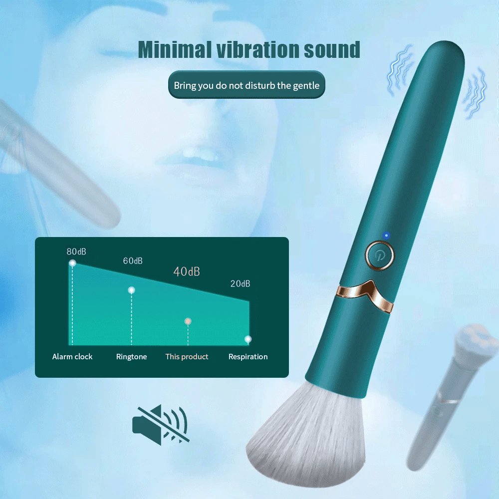Sextoys Discrets Mini Vibromasseur En Forme De Pinceau De Maquillage