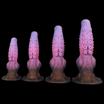 Souple Silicone Gode Tentacule Monstre avec Ventouse