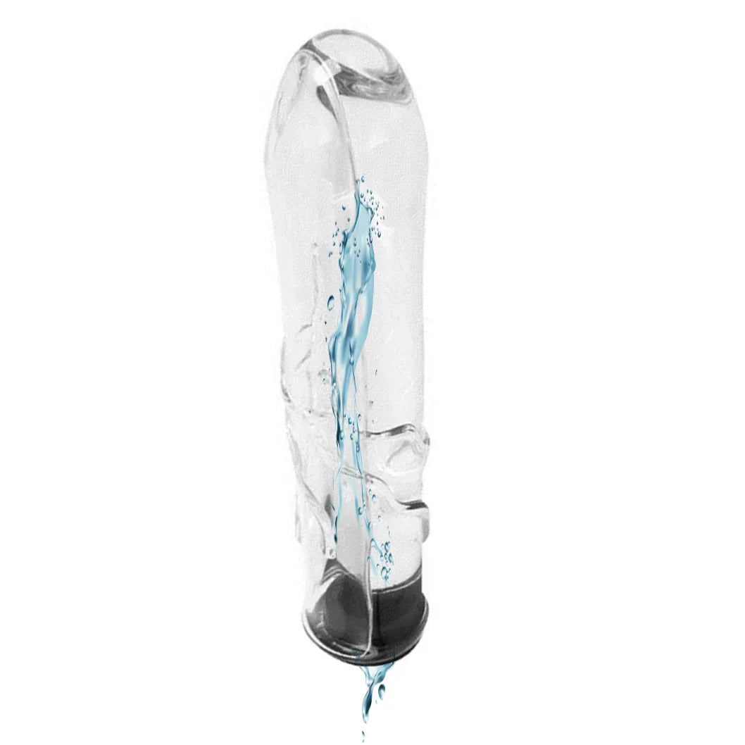 Gode en Verre Creux Remplissable 20 cm