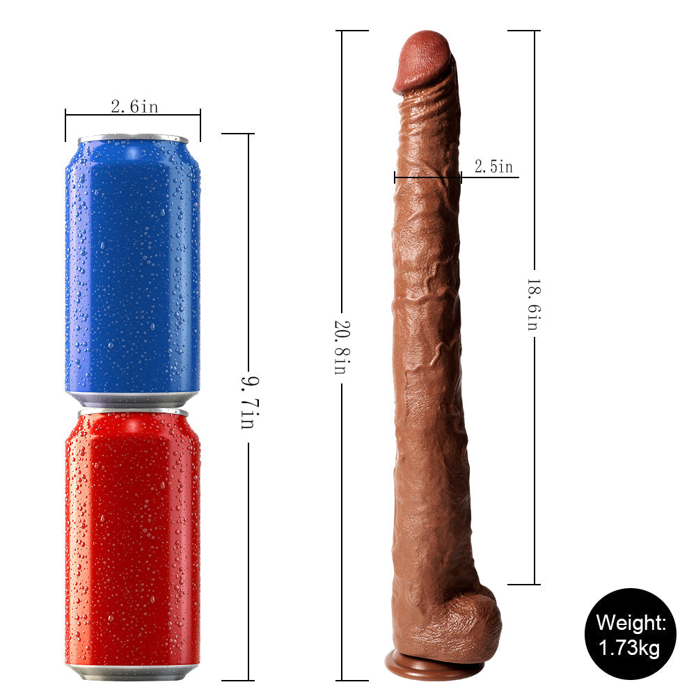 56 CM Extra Long Réaliste Gode XXL