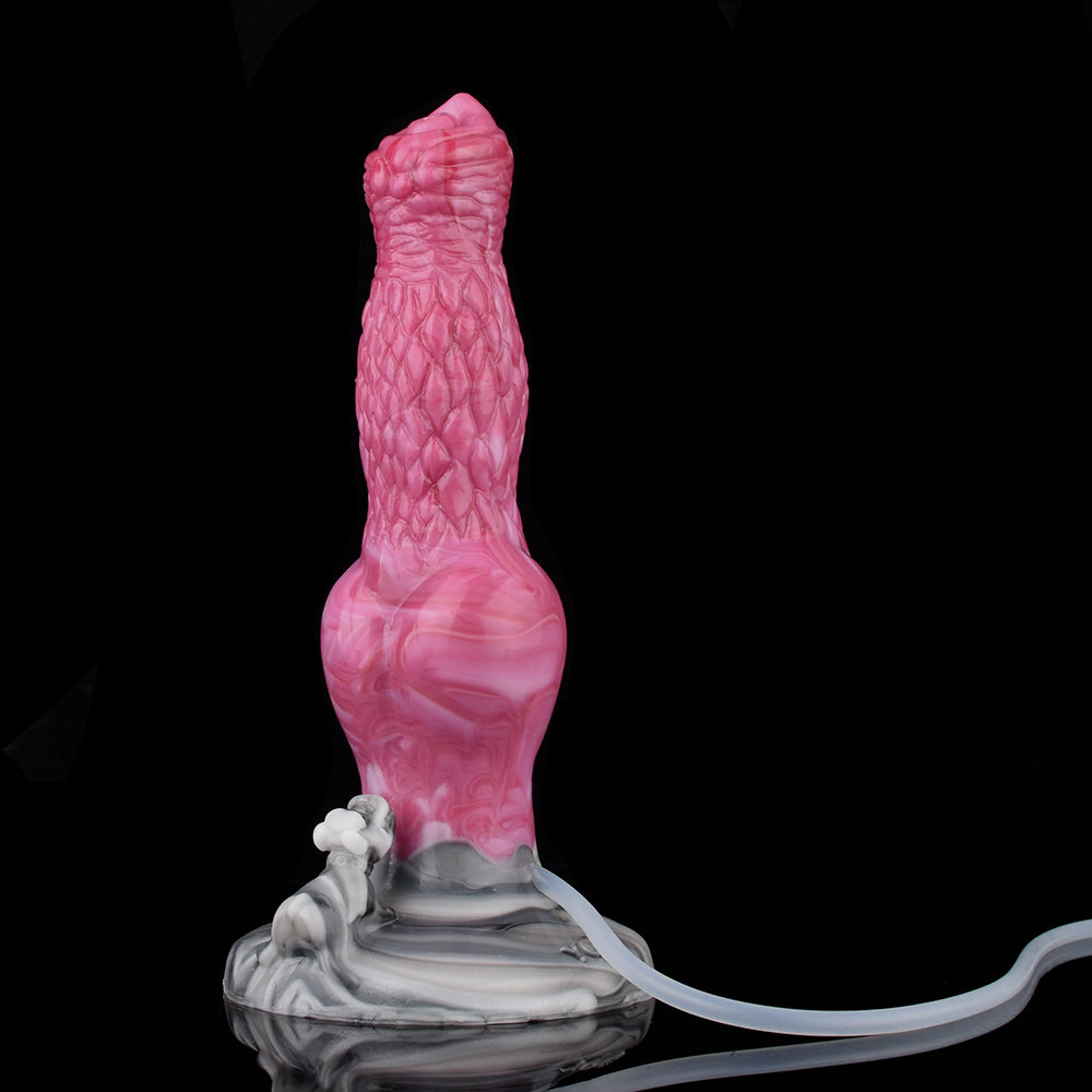 22.5 CM  Rose Fantaisie Monstrueux Chien Gode Ejaculation
