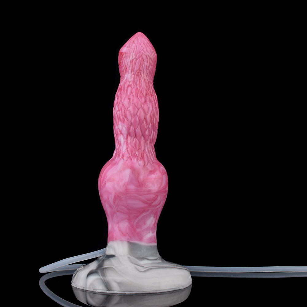 22.5 CM  Rose Fantaisie Monstrueux Chien Gode Ejaculation