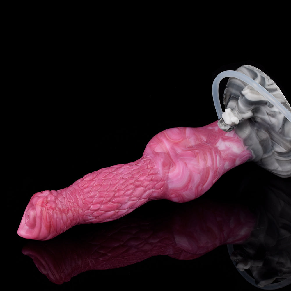 22.5 CM  Rose Fantaisie Monstrueux Chien Gode Ejaculation