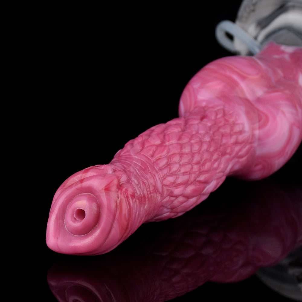22.5 CM  Rose Fantaisie Monstrueux Chien Gode Ejaculation