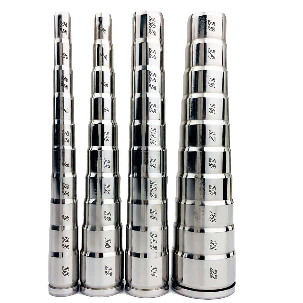 Set de Plugs Urétraux Gradués en Acier Inoxydable