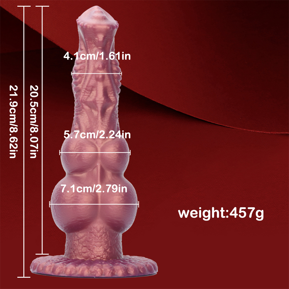 21,9 Cm Gode Cheval Fantasy Large À Knot