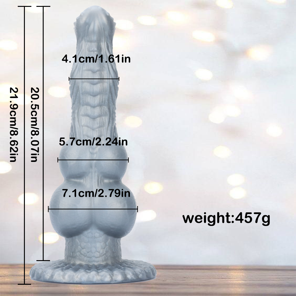 21,9 Cm Gode Cheval Fantasy Large À Knot