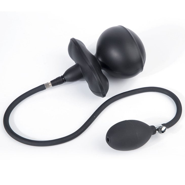 Bâillon Gonflable Papillon en Silicone avec Pompe Amovible