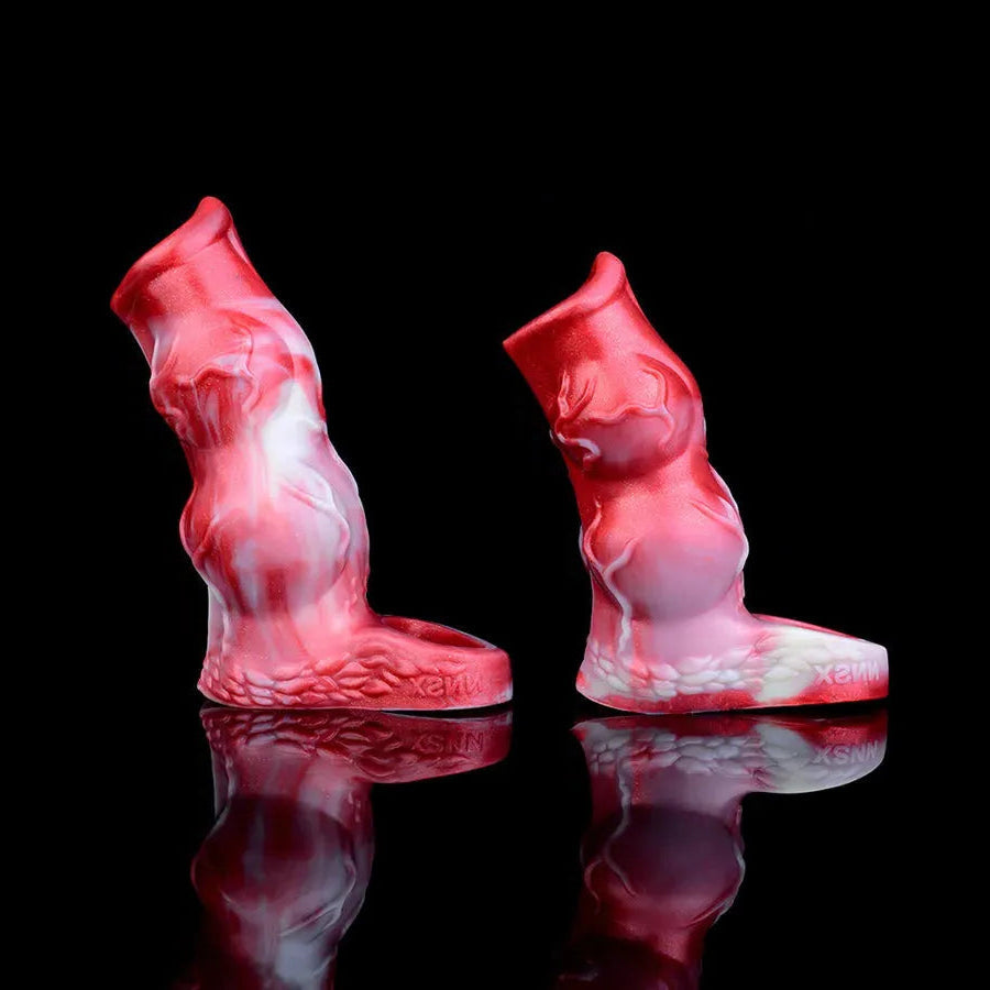 Gaine Pénienne En Silicone Loup À Double Nœud
