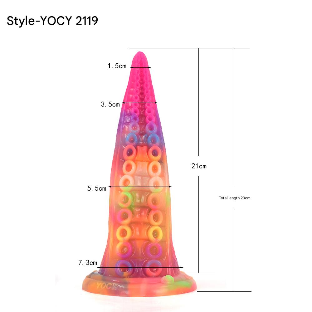 Gode Lumineux Poulpe Tentacule Fantaisie  23 cm