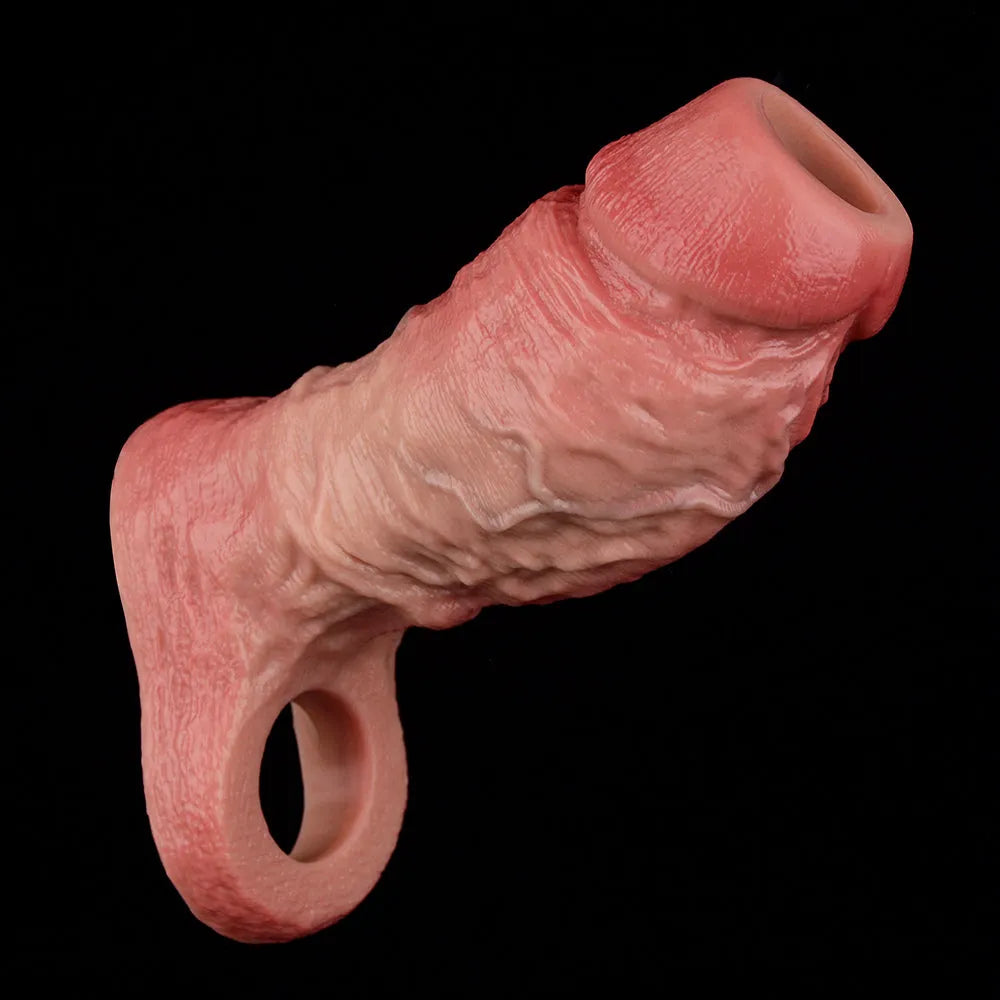 Gaine Pénienne Silicone Ouverte Ultra Réaliste Épaisse