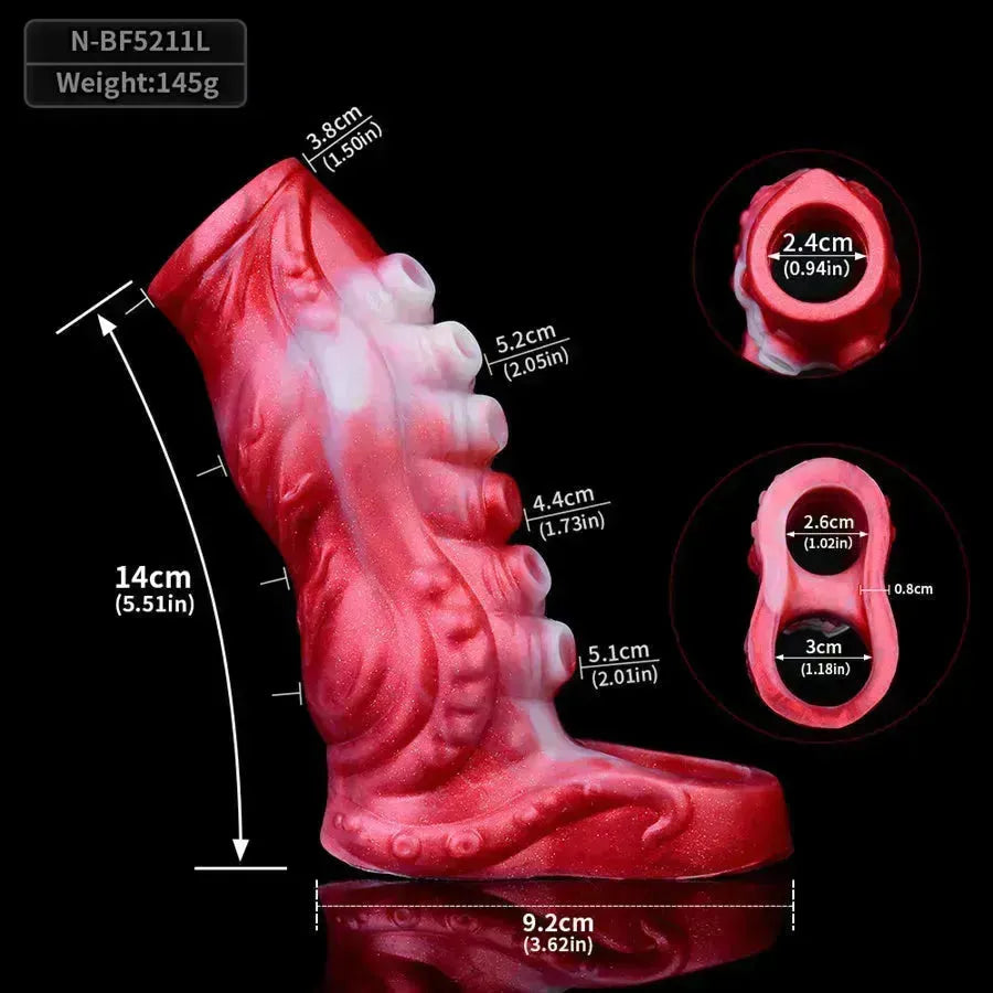 Extension Silicone Tentacule Monstre Gaine à Pénis