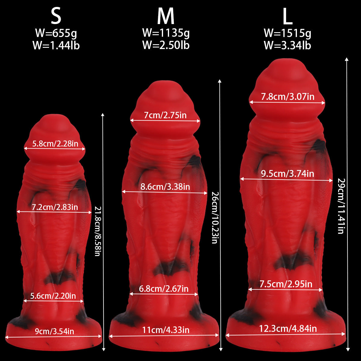 29,0 CM Extra Large Silicone Fantaisie Gode Monster