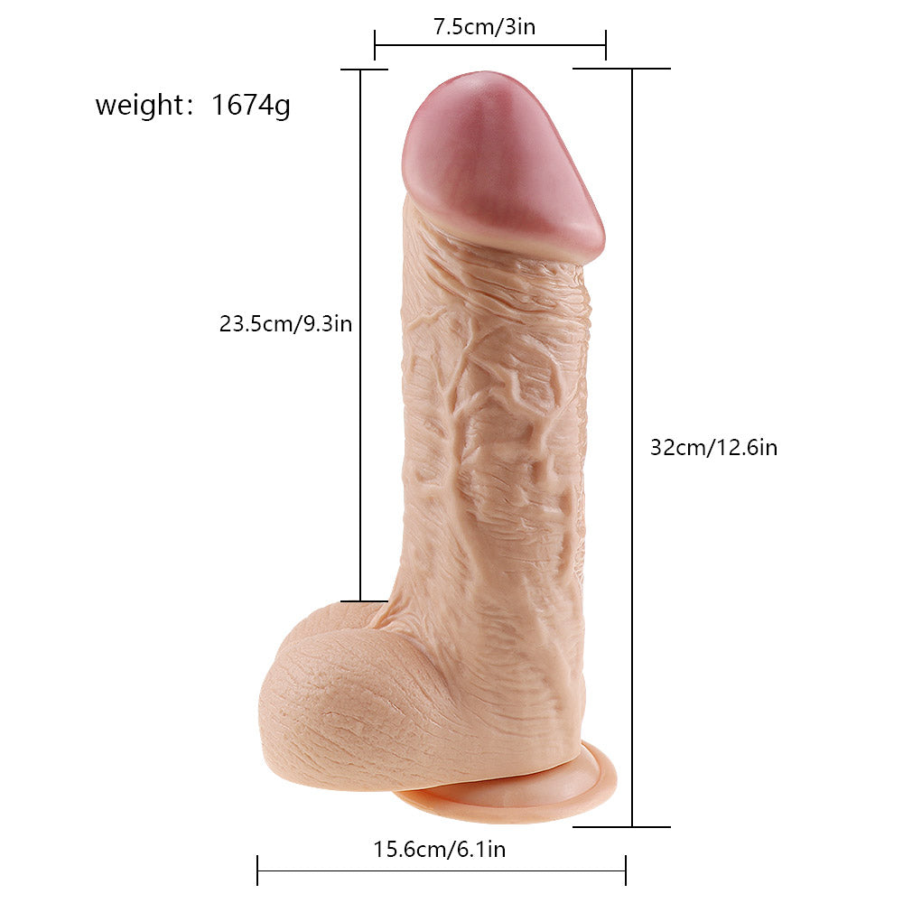 32 CM Epais Géant Chair Gode Réaliste