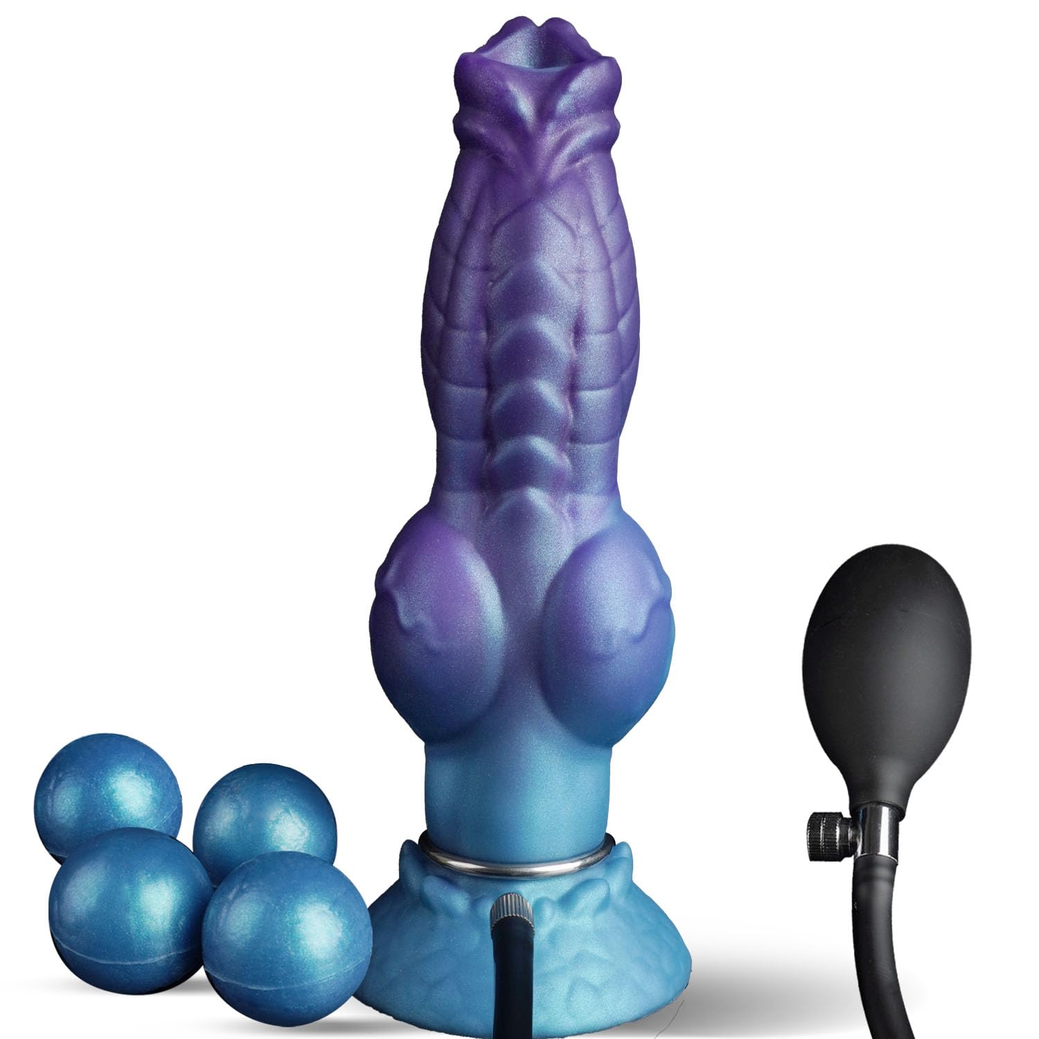 Gode Ovipositeur Fantasy Violet Nœud 24,4 cm