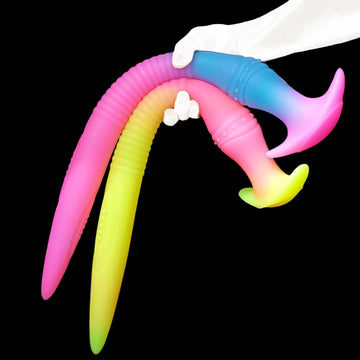 Entraînement Anal Coloré Gode Lumineux Tentacule