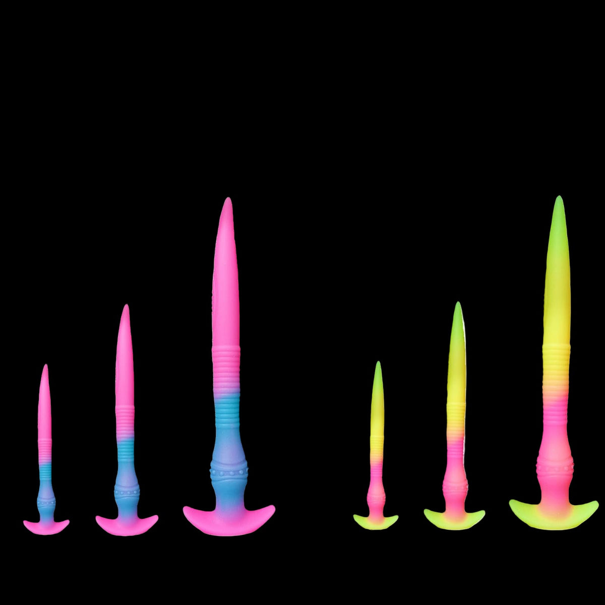 Entraînement Anal Coloré Gode Lumineux Tentacule