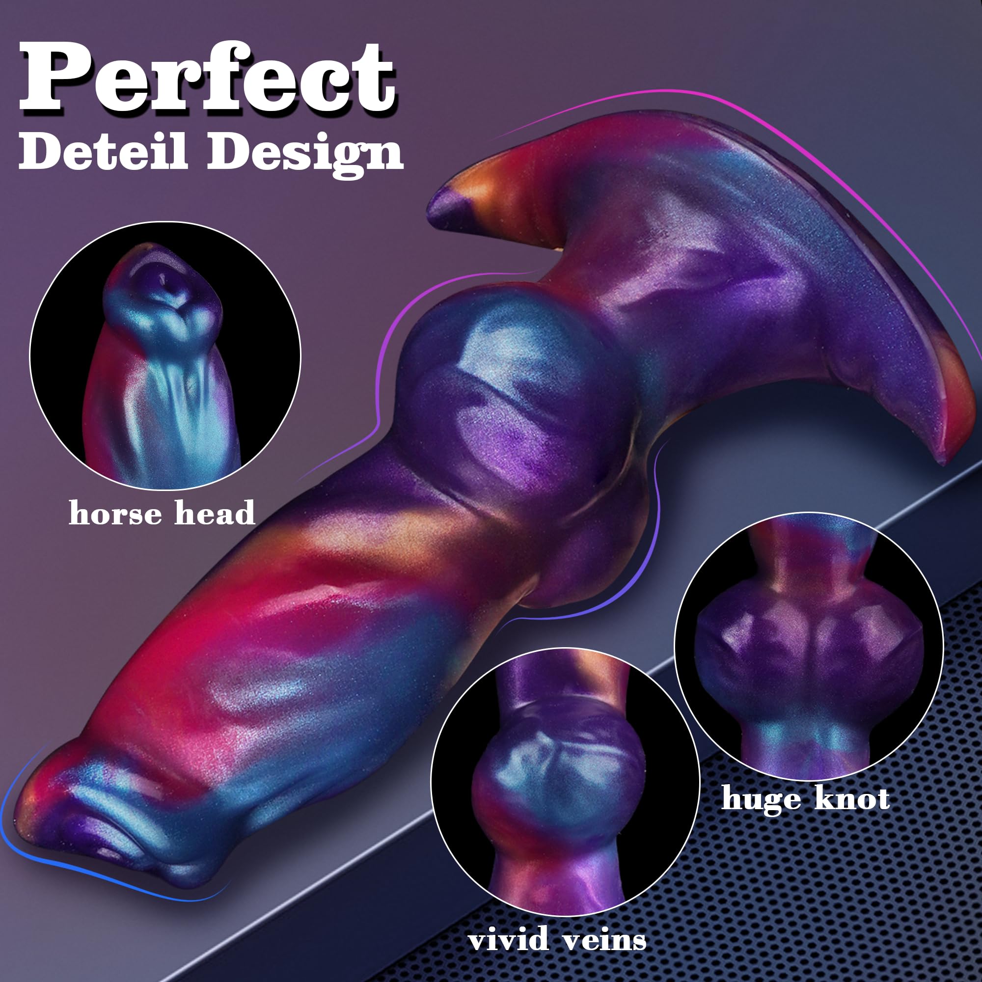 17 Cm Fantasy Chien Knot Plug Anal Gonflable