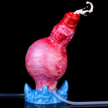 19,2 Cm Rouge Fantasy Gode Chien Gonflable Éjaculateur