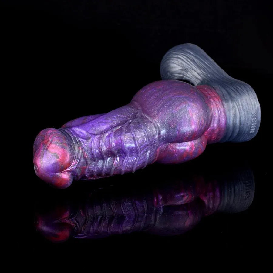 19,5 CM Alien Nœud Silicone Gaine à Pénis