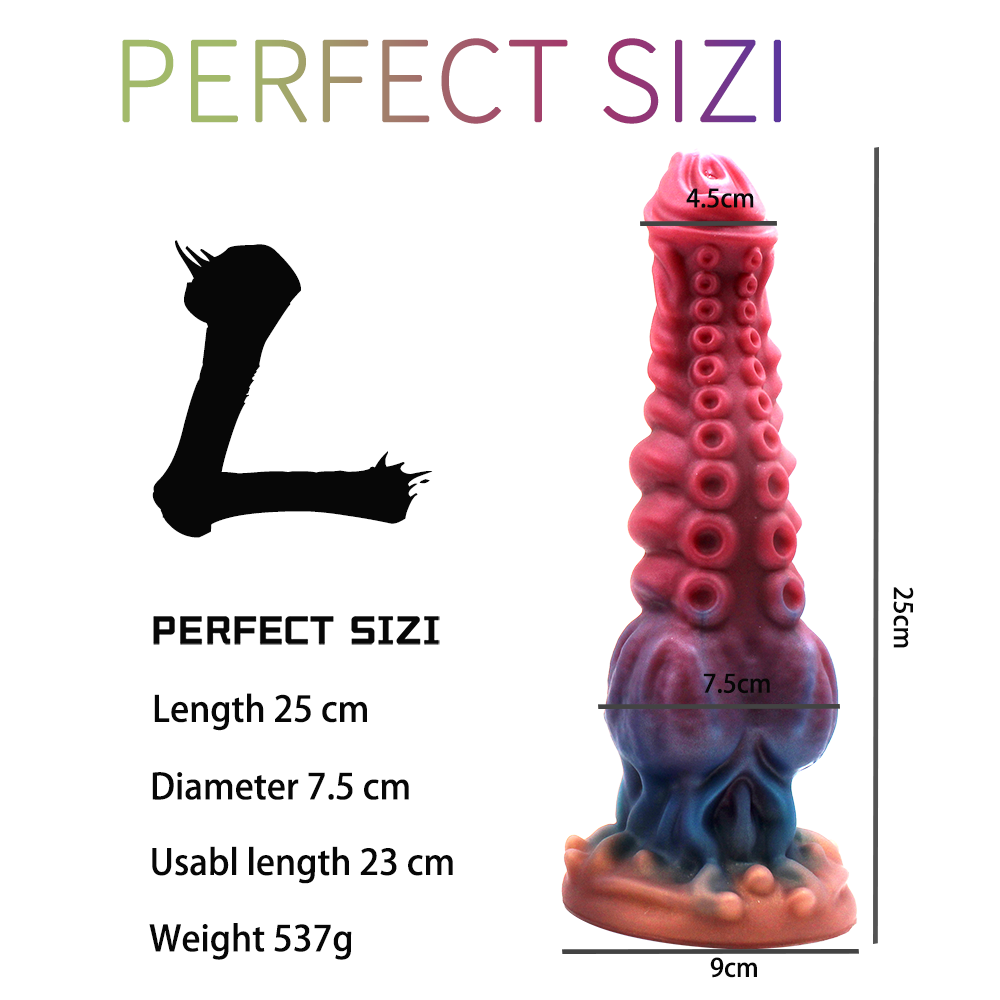 Gode Tentacule Fantaisie Avec Nœud Monstre