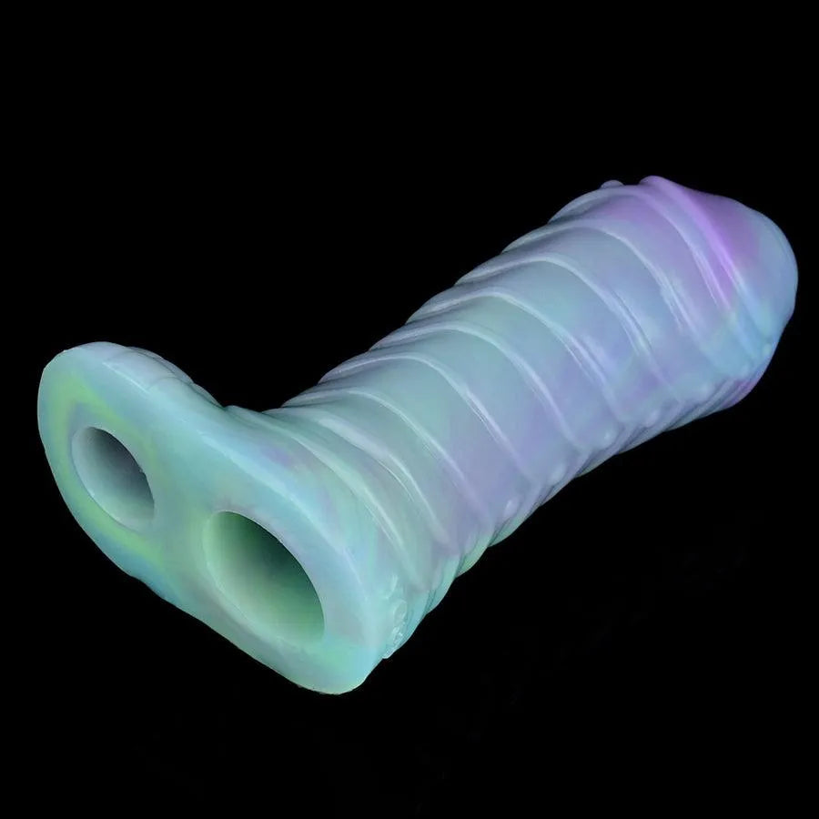 Gaine à Pénis Lumineux En Silicone Alien Fantasy