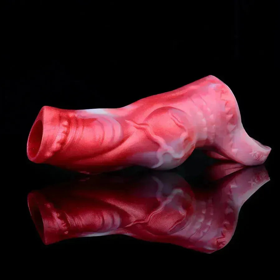Gaine à Pénis En Silicone Souple Avec Texture Fantasy