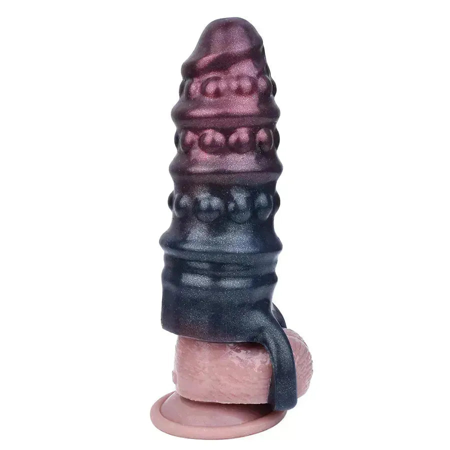 Goutte d’Eau Nervurée Texturée Silicone Gaine à Pénis
